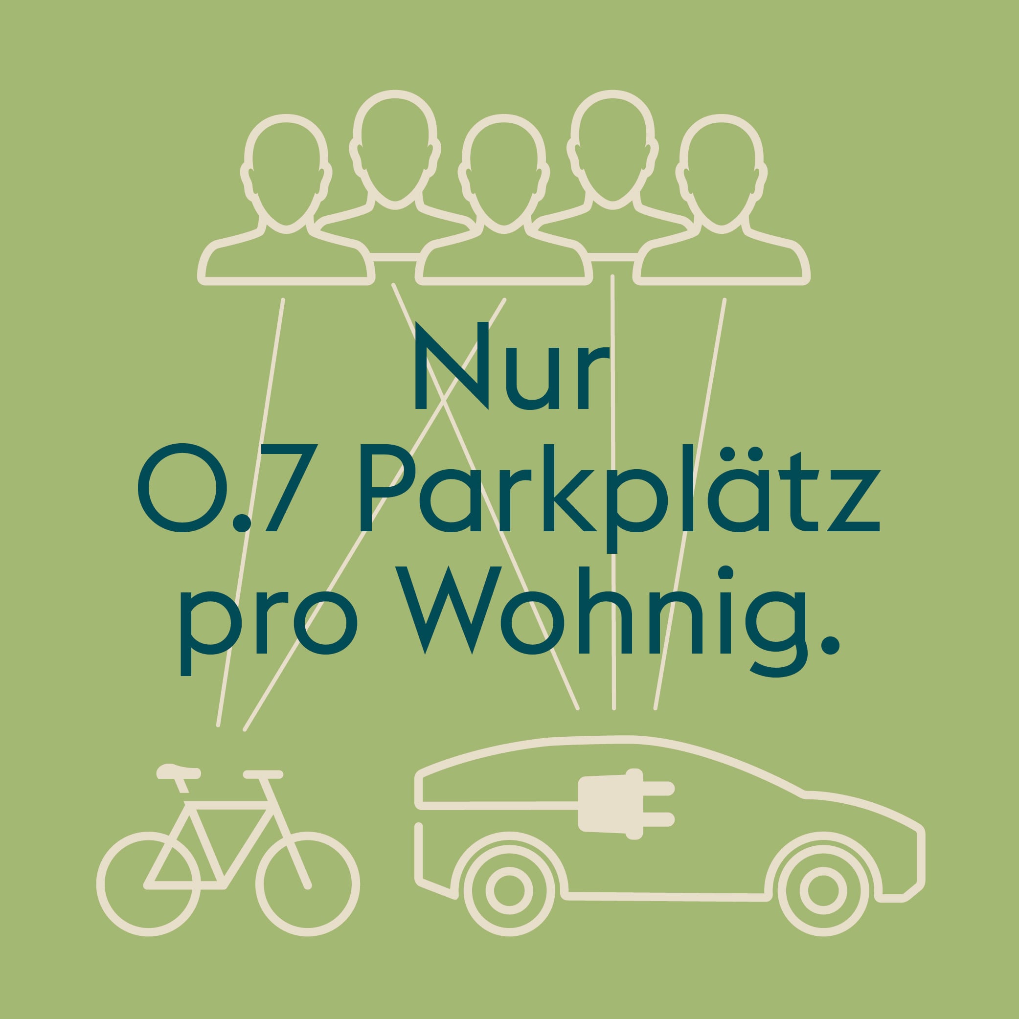 Nur 0.7 Parkplätze pro Wohnung – zukunftsweisende Mobilitätskonzepte – Langenthal Mitte